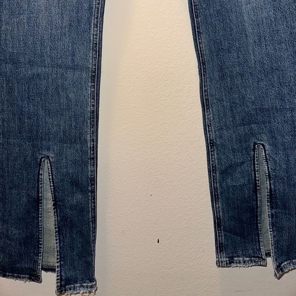 NWT PISTOLA  Colleen High Rise Slim Flare in Willow Jeans 31 split cuff bootcut - Picture 9 of 17